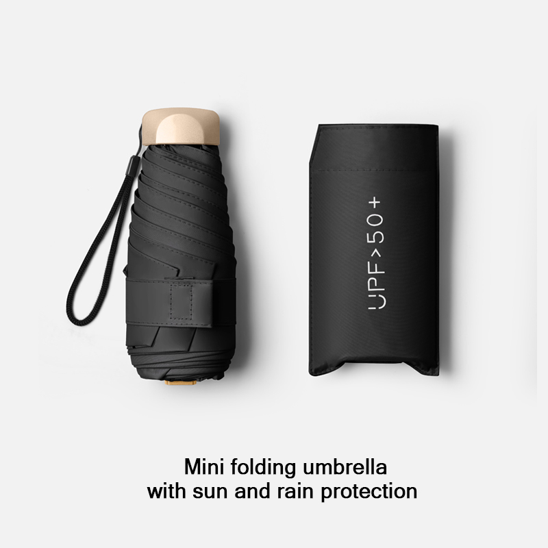 Travel Umbrella Compact - Compact Folding Umbrella, Fashion Mini Sunshade,