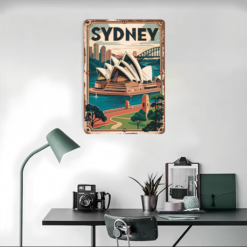 Sydney Travel 3D Texture Print - Travel Accessories Sydney ulasan dan harga