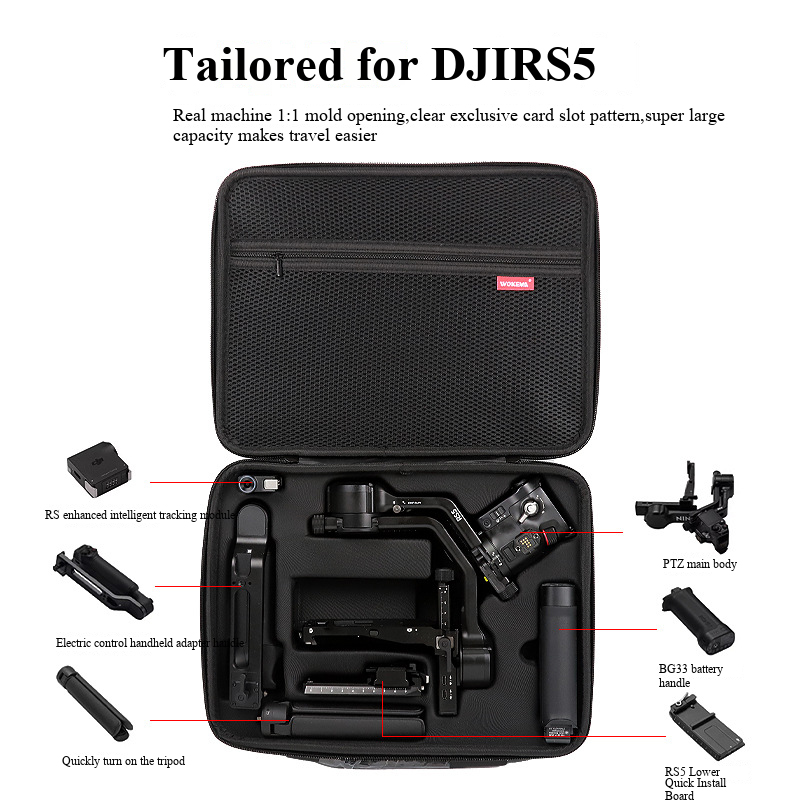 Shoulder Bag For DJI RS 5 Anti - Travel Packing Cube ulasan dan harga