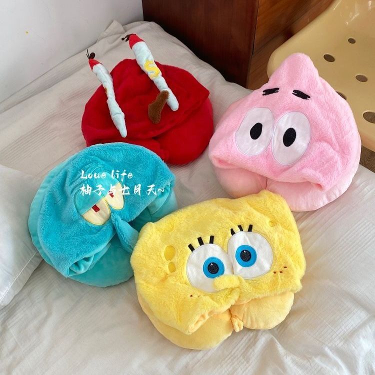Kawaii Anime SpongeBob Hooded  - Travel Accessories Girly ulasan dan harga