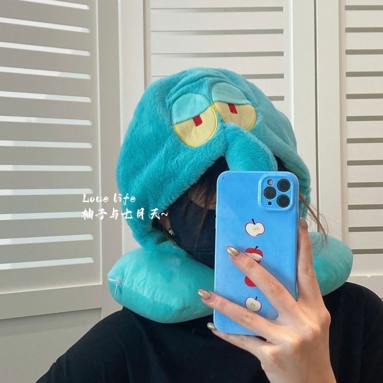 Kawaii Anime SpongeBob Hooded  - Travel Accessories Girly ulasan dan harga