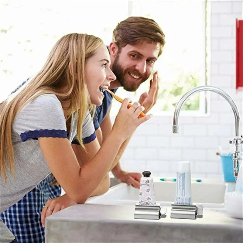 1pc Stainless Steel Toothpaste - Travel Accessories Youtube ulasan dan harga
