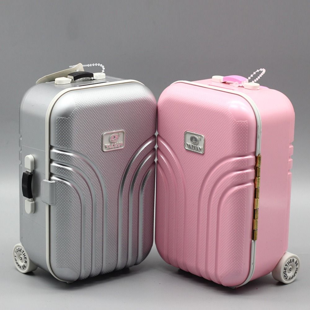 Mini Doll Suitcase 1/4 1/6 Dol - Travel Accessories Girly ulasan dan harga