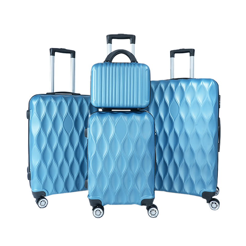 Four-Piece Set Luggage ABS Uni - Travel Packing Cube ulasan dan harga