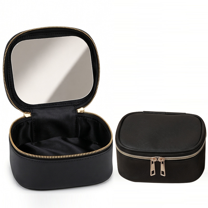 2026 New Makeup Bag with Mirro - Travel Accessories Organizer Bag ulasan dan harga