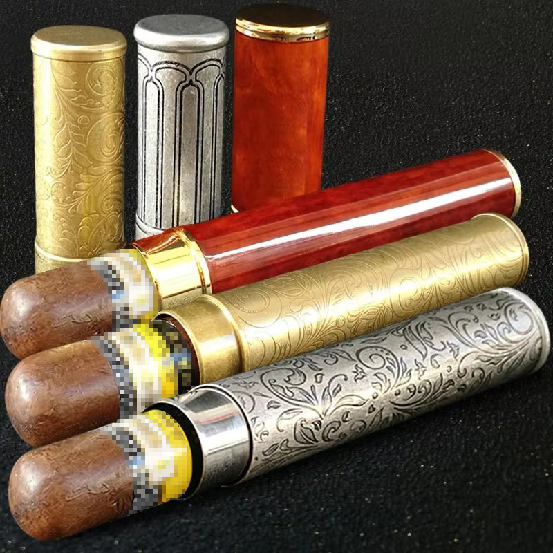 Classic Carbon fiber Cigar Tub - Travel Accessories Youtube ulasan dan harga