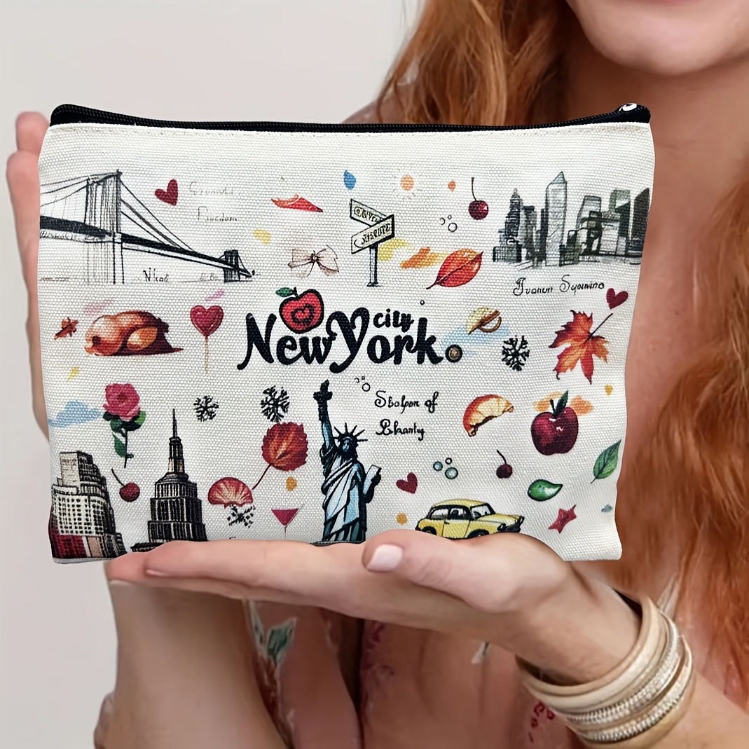 1pc Fashionable Cute New York  - Travel Accessories New York ulasan dan harga