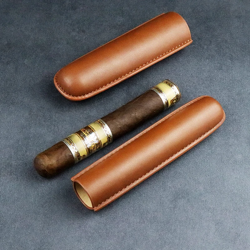 Leather Cigar Tube Humidor Por - Travel Accessories Youtube ulasan dan harga