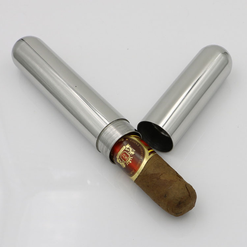 Portable Stainless Steel Cigar - Travel Accessories Youtube ulasan dan harga