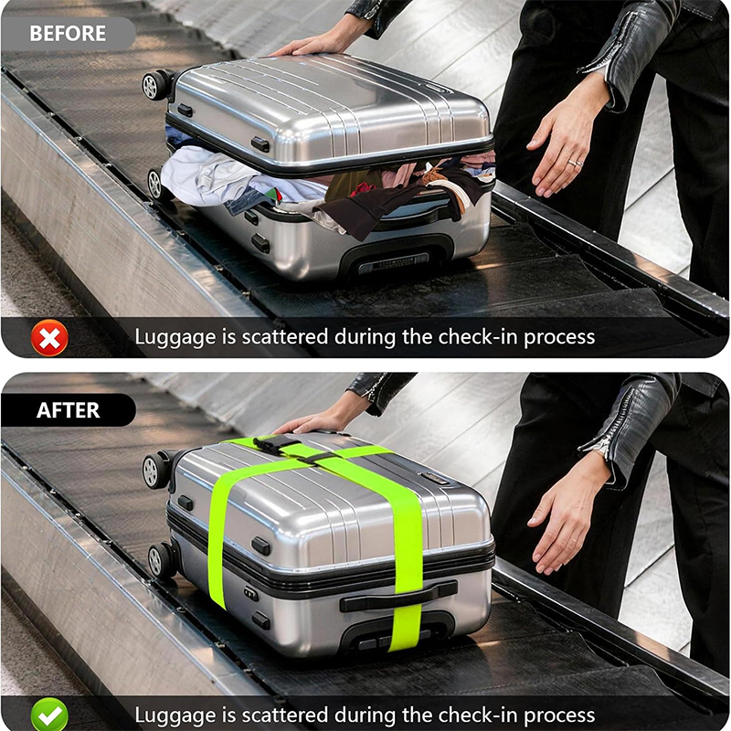 2m Adjustable Luggage Strap Cr - Travel Packing Cube ulasan dan harga