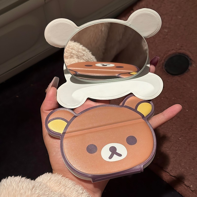 Rilakkuma Folding Makeup Mirro - Travel Accessories Girly ulasan dan harga