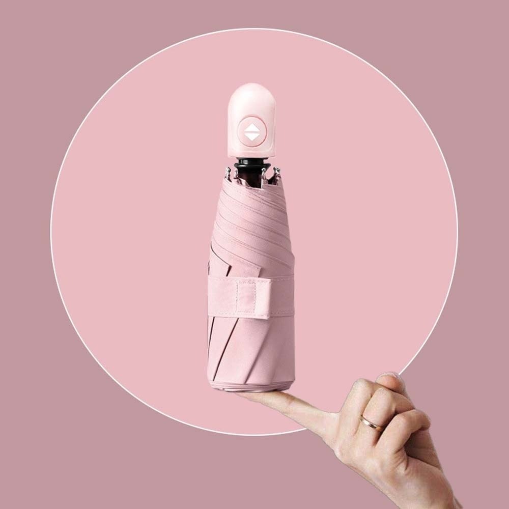 Lightweight Automatic Pocket U - Travel Umbrella Compact ulasan dan harga