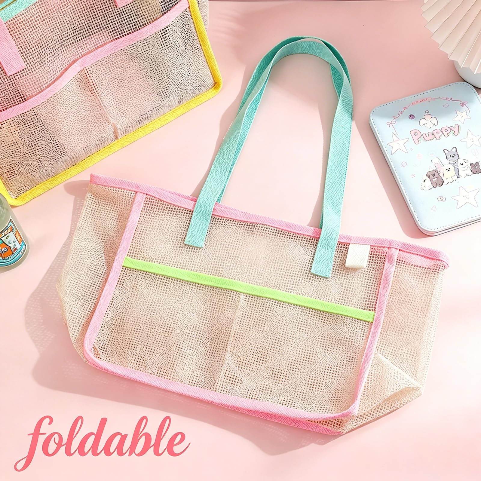 Beach Bags for Women Colorful  - Travel Accessories And Bags ulasan dan harga