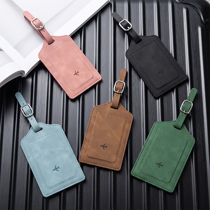 1PC PU Leather Luggage Tag Wom - Travel Packing Cube ulasan dan harga