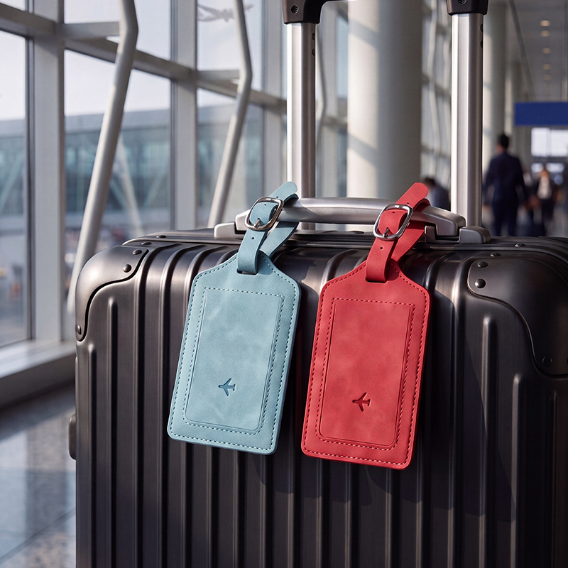 1PC PU Leather Luggage Tag Wom - Travel Packing Cube ulasan dan harga