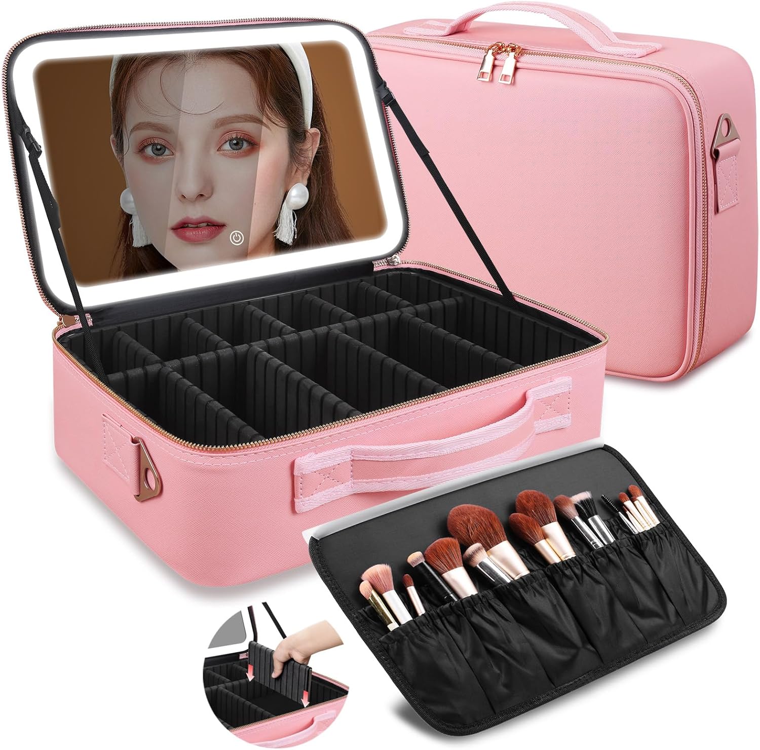 Large Capacity Makeup Bag 15'' - Travel Accessories Organizer Bag ulasan dan harga